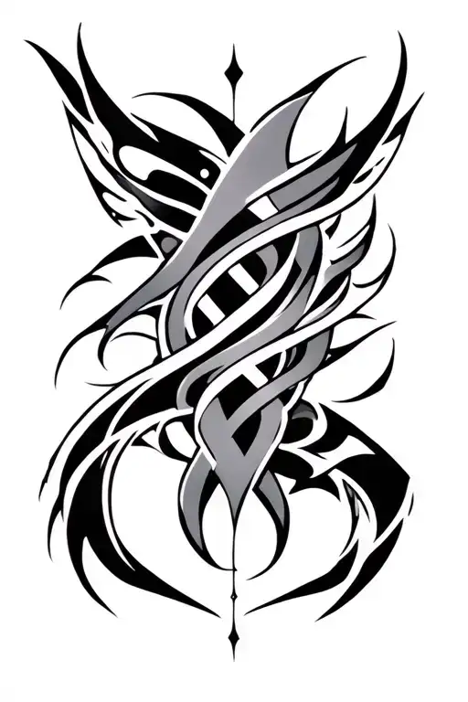 Cybersigilism Tribal Arm Sleeve