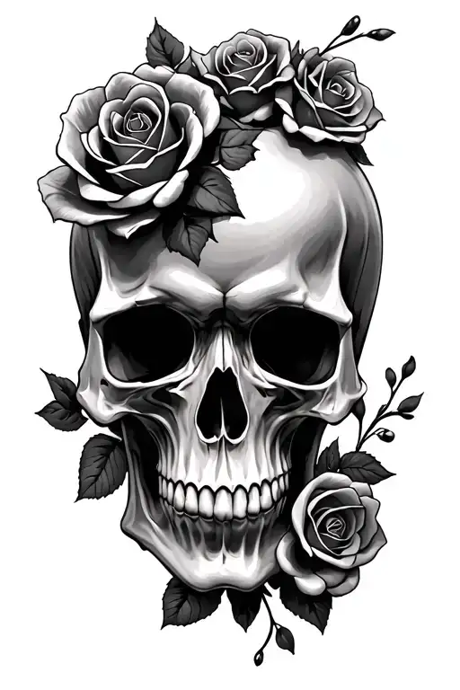 Skull And Roses
