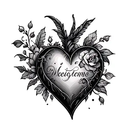 Tattoo Heart With Names
