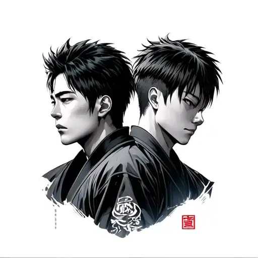 Jin Woo Sung Jin Woo From Solo Back To Back With Gojo From Jujutsu Kaisen
