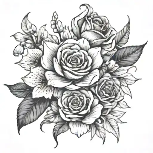 Birth Flowers Sleeve