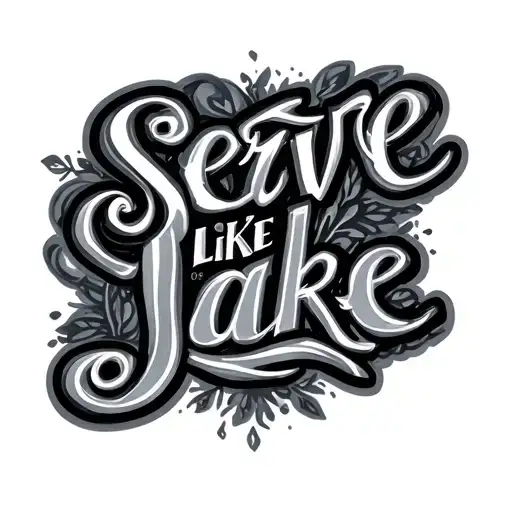 Serve Like Jake Wording