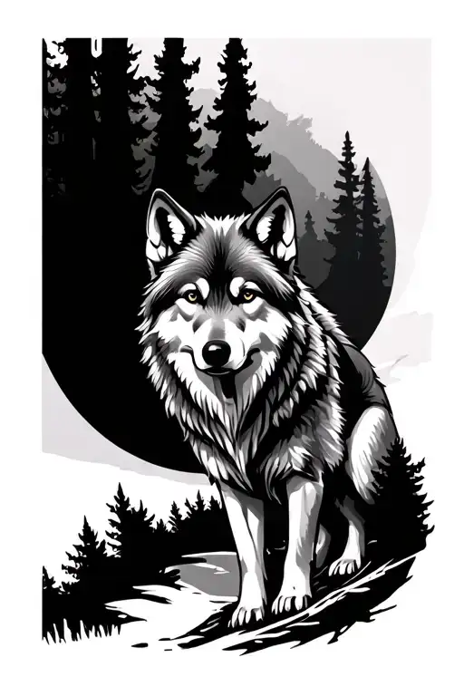 Wolf Forest Landscape