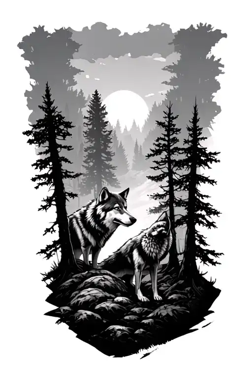 Wolf Forest Landscape