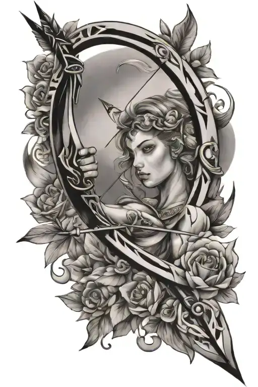 Sagittarius Bow And Arrow