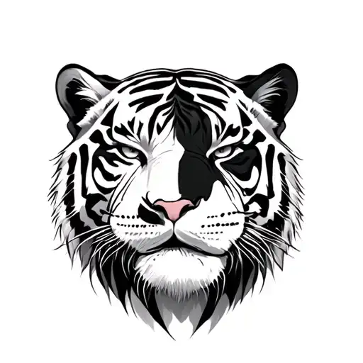 Martial Arts White Tiger