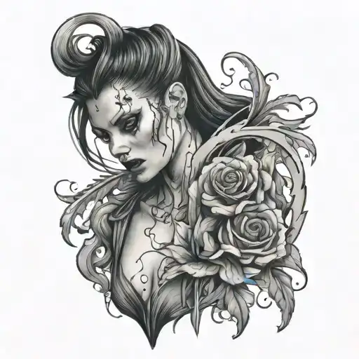 A Women Bleeds Her Fury