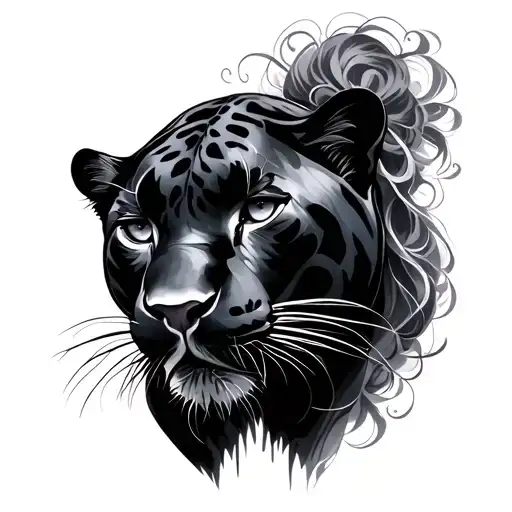 Panther With Girl