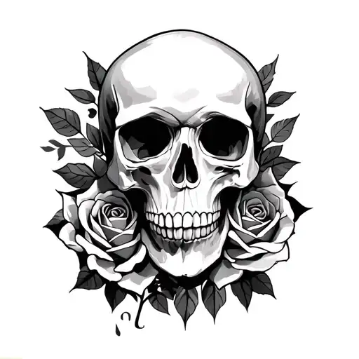 Skull & Roses Tangled