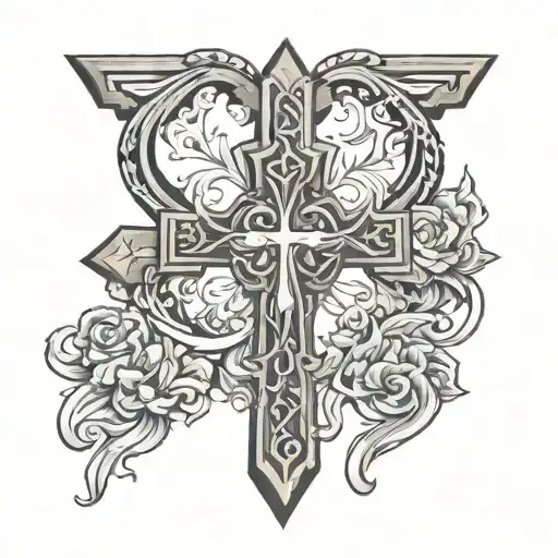 Vatican Cross And Heart