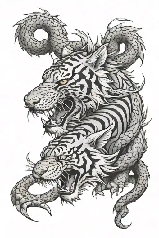 Tiger And A Dragon