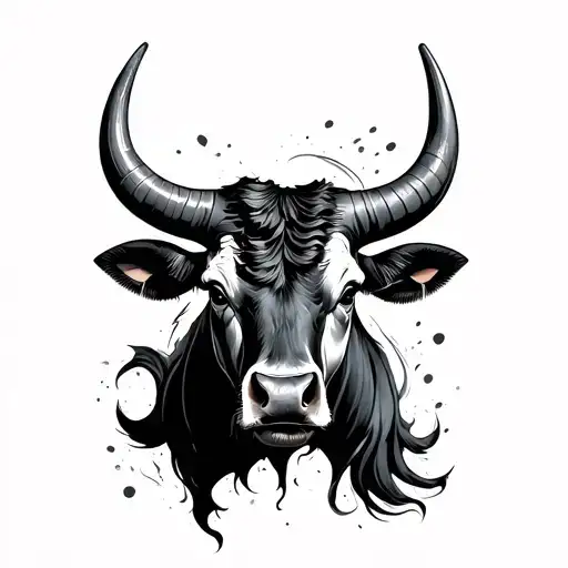 Fingers Making Bull Horn On Forehead