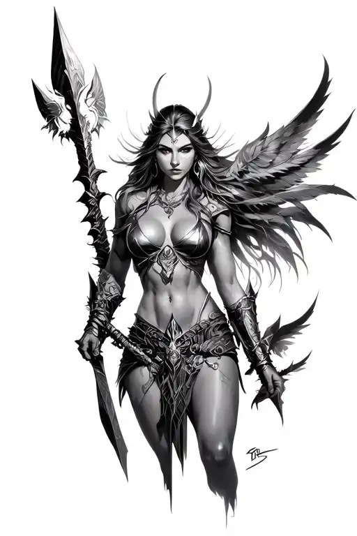 Warrior Freya Looking Sexy