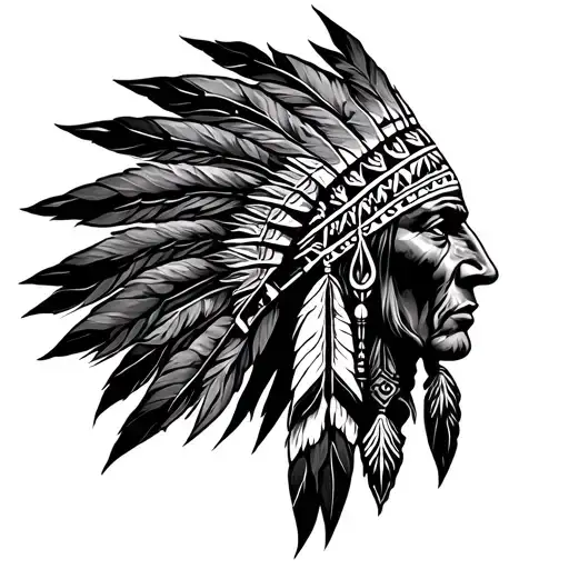 Native American And Samoan Tattoo Sleeve