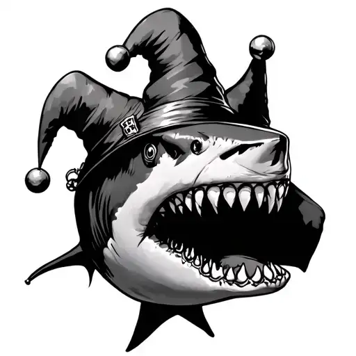 Shark With Jester Hat