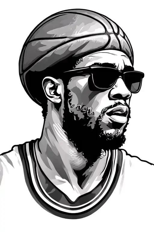 Basketball God With Shades