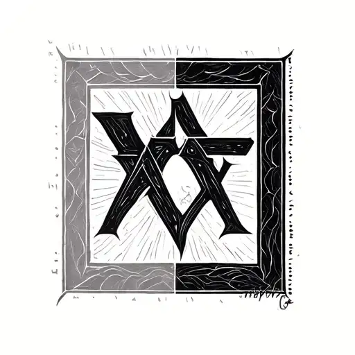 Yhwh Hebrew Minimalist
