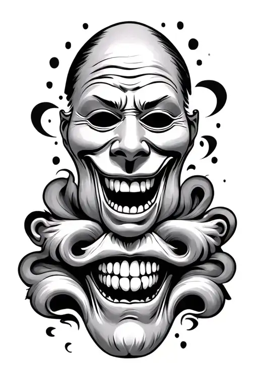 Laugh Now Cry Later Mask