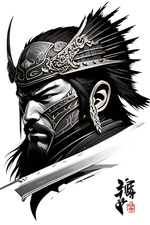 Dark Samurai Warrior