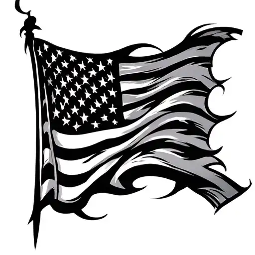 American Flag Tribal
