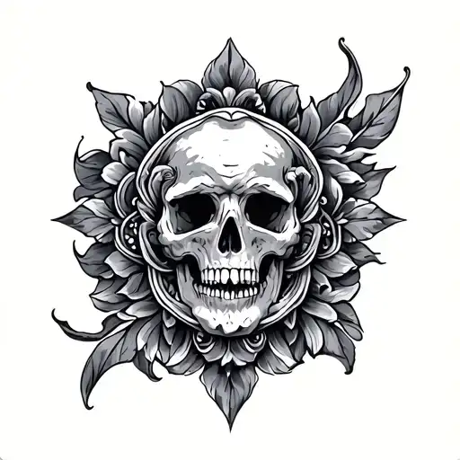 Ornamental Tattoo Design With Ancient