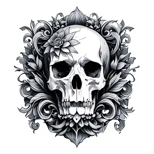 Ornamental Tattoo Design With Ancient