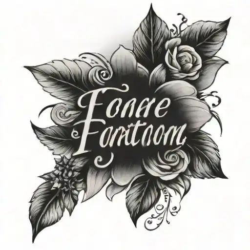 Kids Name On Forearm