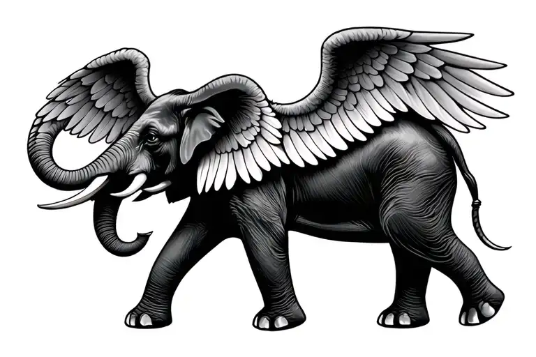 Elephant With Wings