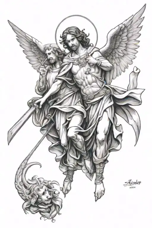Saint Jude And Saint Michael Archangel