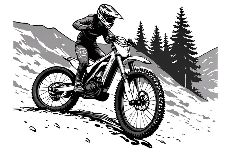 Girly Mountain Biker