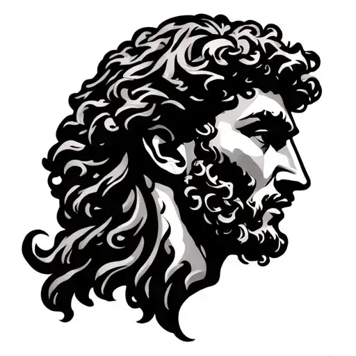 Mens Greek God Throat