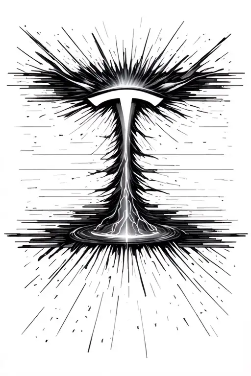 Tesla Coil Heartbeat Line