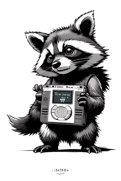 Rocket Raccoon With Walkman