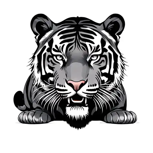 Crawling Tiger Traditional Design