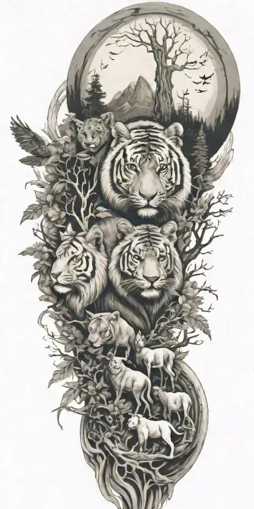 Nature Elements Including Animals