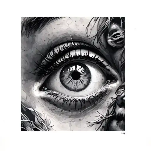 One Eye Open In A Crowd Of Closed Eyes