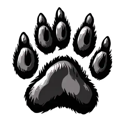A Dog's Paw Print