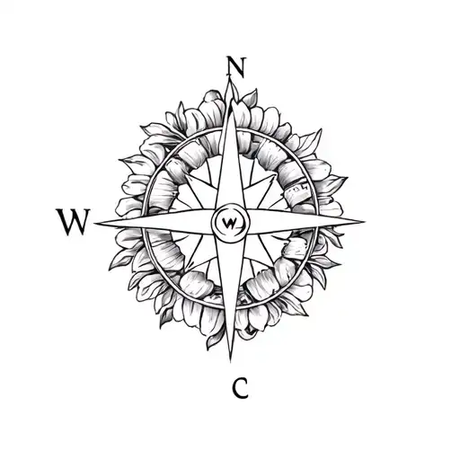 Compass Rose Blooming
