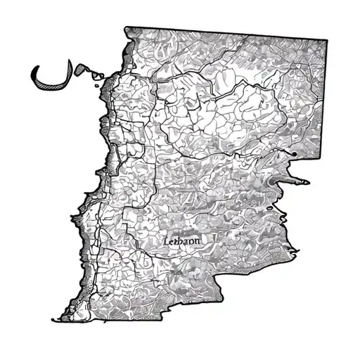 Lebanon Map