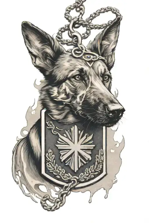 Military Dog Tag