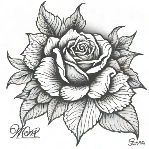 Memorial Tattoo Mom