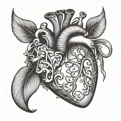 Coquette Style Heart Intertwined
