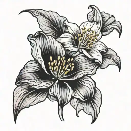 Lilly And Poppy Flower
