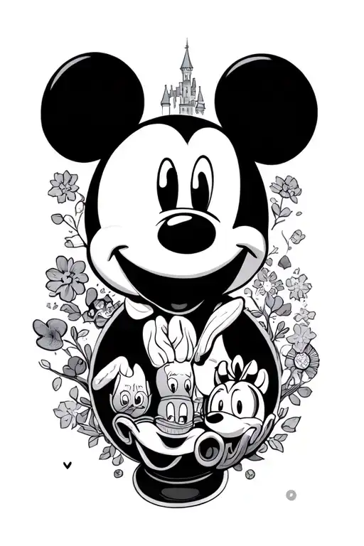 Disney Parks Represented By Small Icons