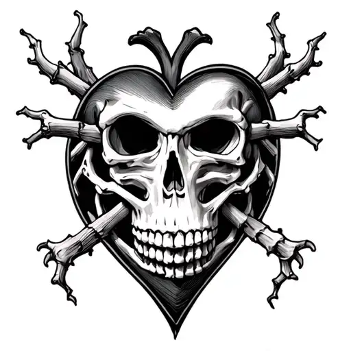 Heart And Skeleton
