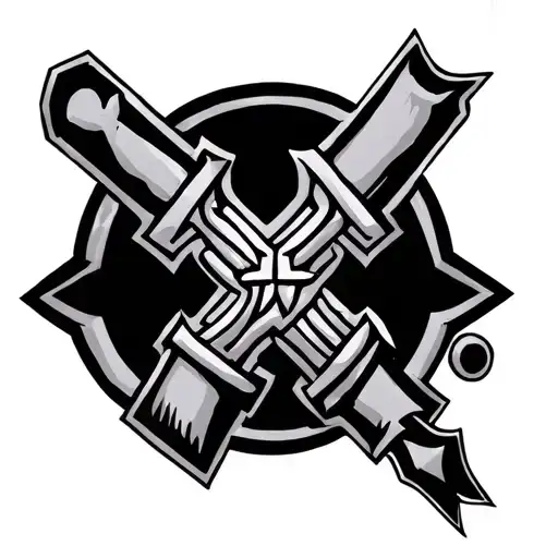 Hand And Arm Zelda Symbol Intertwined