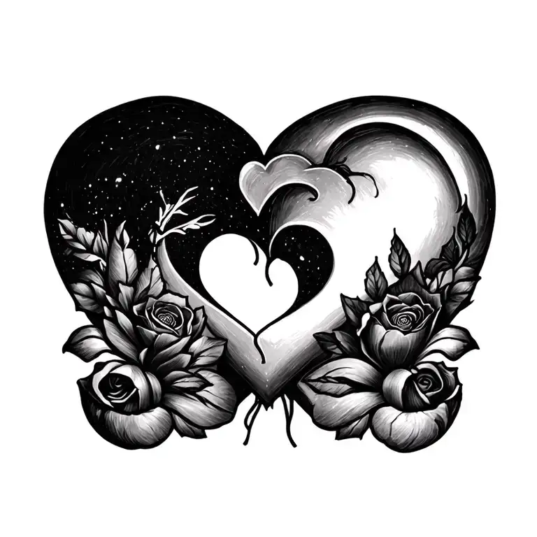 C P With Heart In Between Them