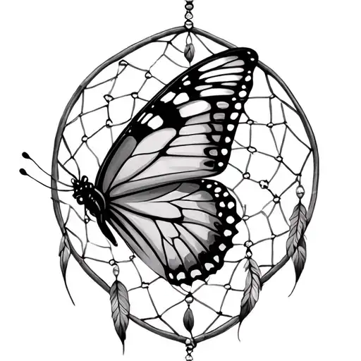 Butterfly Dream Catcher