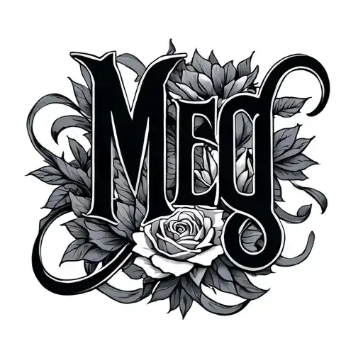 Saloni Name Meg Intertwined