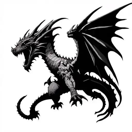 St Michael Slaying Dragon